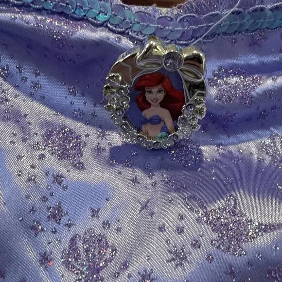 Little Mermaid Princess Dress Up Ariel Costume Kids Size Small (6/6x) Dress - Picture 4 of 9